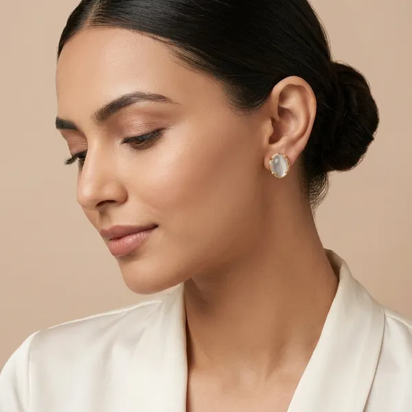 Gold_White_Brass_Oval_Milky_Stone_Stud_Earrings_For_Women
