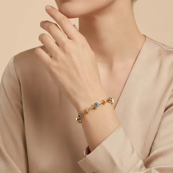 Gold_Stainless_Steel_Evil_Eye_18K_Gold_Plated_Cable_Bangle_Kada_For_Women