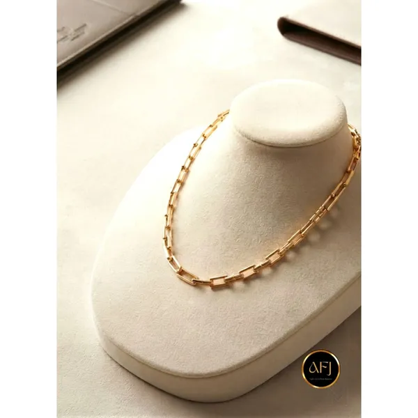 Men's_Gold_Anti-Tarnish_Stainless_Steel_Rectangular_Link_Chain_Necklace