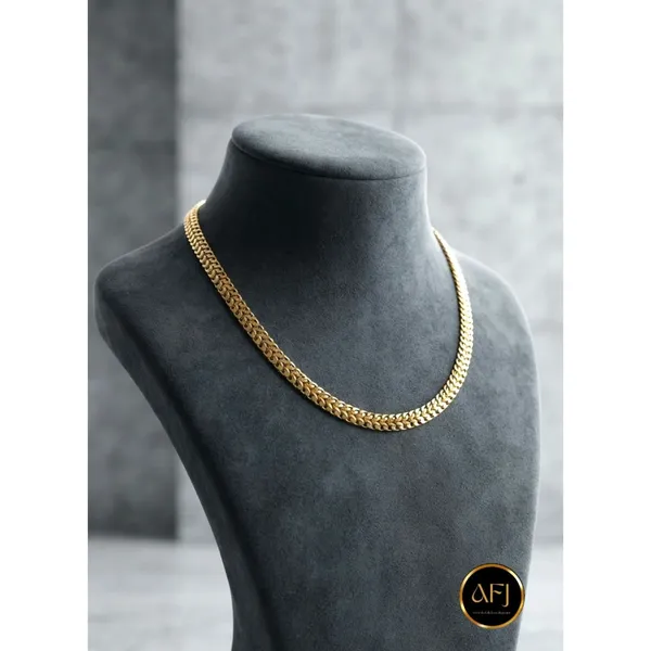 Men's_Gold_Anti-Tarnish_Stainless_Steel_Curb_/_Cuban_Link_Chain_Necklace