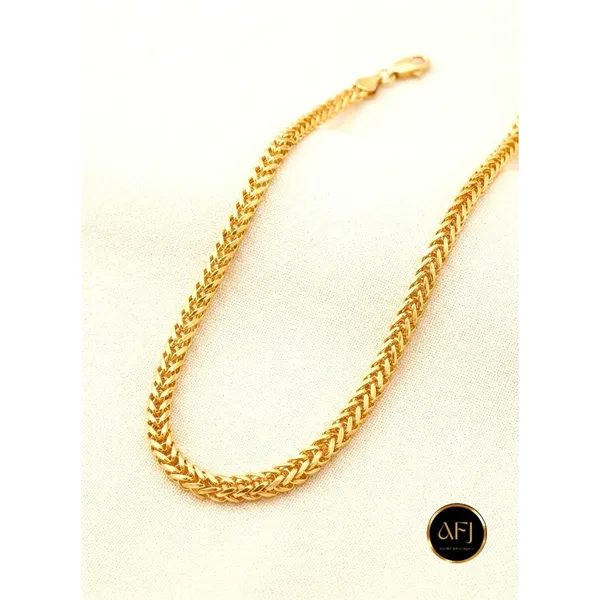 Men's_Gold_Anti-Tarnish_Stainless_Steel_Wheat_/_Franco_Chain_Necklace