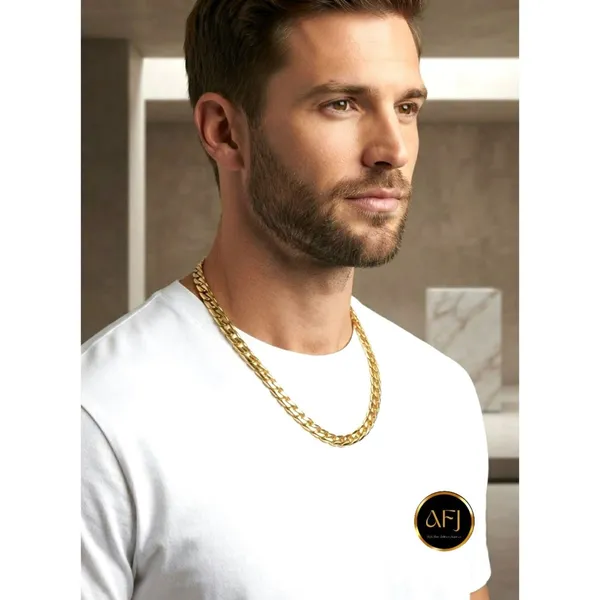 Men's_Gold_Anti-Tarnish_Stainless_Steel_Heavy_Rope_Chain_Necklace