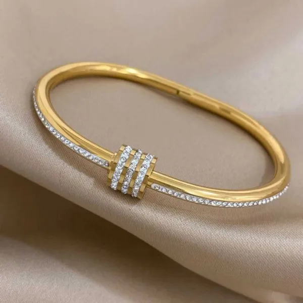 Gold_Stainless_Steel_Pave_Crystal_Cylinder_Bangle_Kada_For_Women