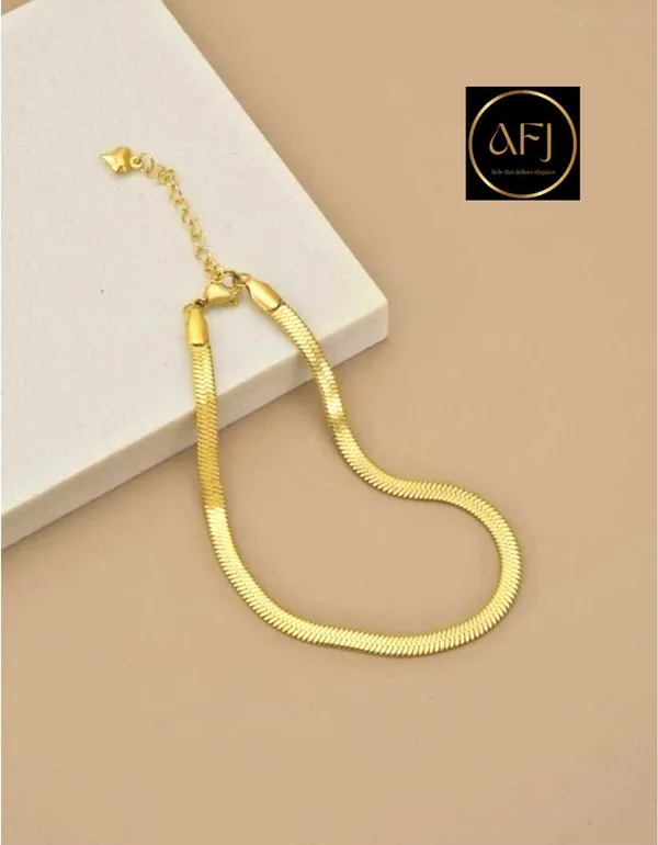 Gold_Stainless_Steel_Snake_Chain_Necklace_For_Women