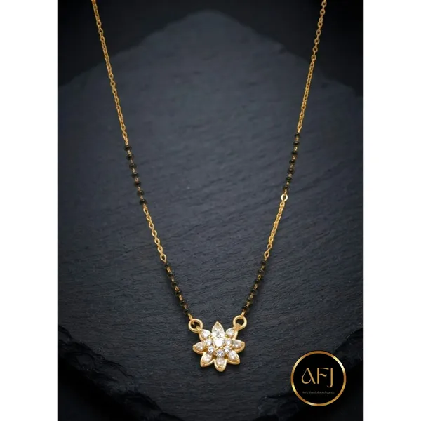 Petal_Radiance_Daily_Wear_CZ_Mangalsutra_in_18K_Gold_Finish
