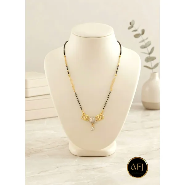 Golden_Orb_Radiance:_18K_Gold_Plated_CZ_Sphere_Mangalsutra