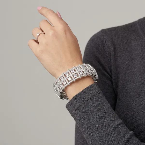 Silver_Gold_Brass_Crystal_Stone_Bracelet_For_Women