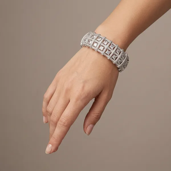 Silver_Gold_Brass_Crystal_Stone_Bracelet_For_Women
