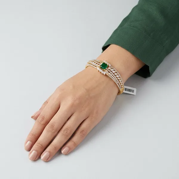 Green_Brass_American_Diamond_Green_Stone_Kada_Bracelet_For_Women