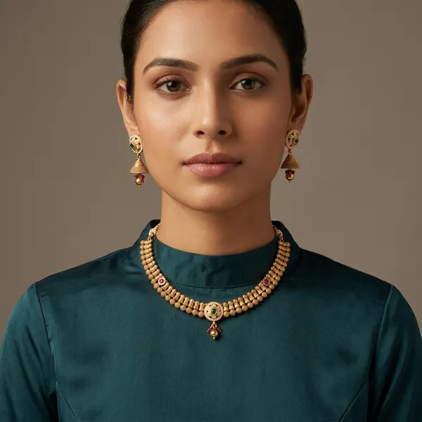 Gold_Brass_Traditional_Stone_Necklace_Set_For_Women