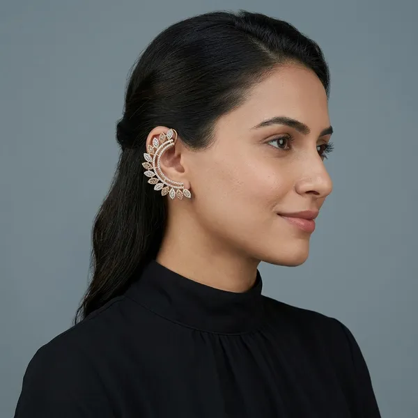 Gold-Plated_Brass_American_Diamond_Ear_Cuff_Earrings_For_Women