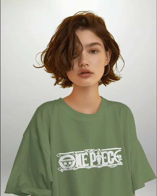 Backbencher_Women_S_Printed_Oversized_T_Shirt_One_Piece_Edition_Ink_Olive