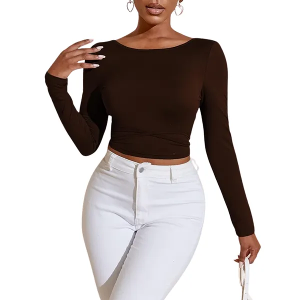 Luxe_Backless_Tie_Back_Crop_Top_Brown