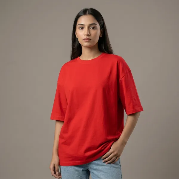Backbencher_Plain_Oversized_T_Shirt_Unisex_Ink_Red