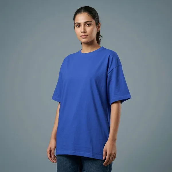 Backbencher_Premium_Plain_Oversized_T_Shirt_Unisex_Ink_Blue
