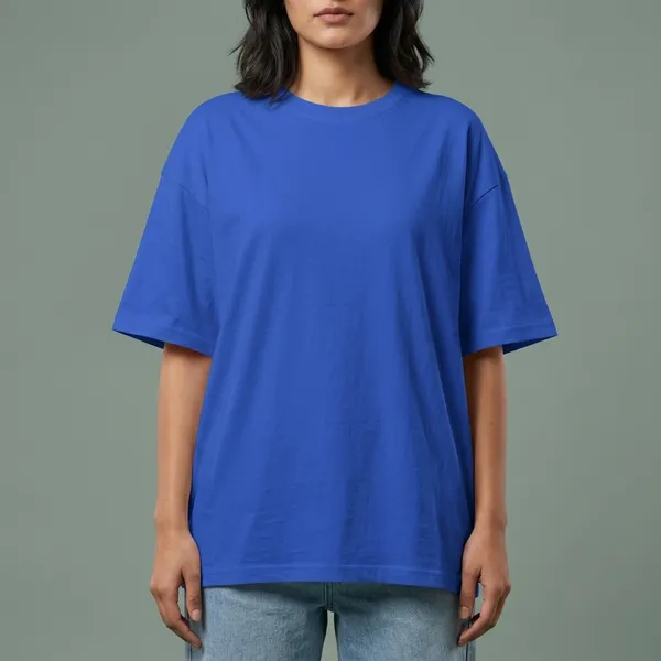 Backbencher_Premium_Plain_Oversized_T_Shirt_Unisex_Ink_Blue