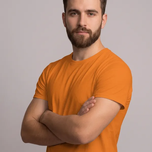Backbencher_Everyday_Unisex_Solid_Color_T_Shirt_180gsm_Hm_Orange
