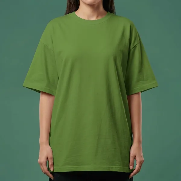 Backbencher_Plain_Oversized_T_Shirt_Unisex_Ink_Green