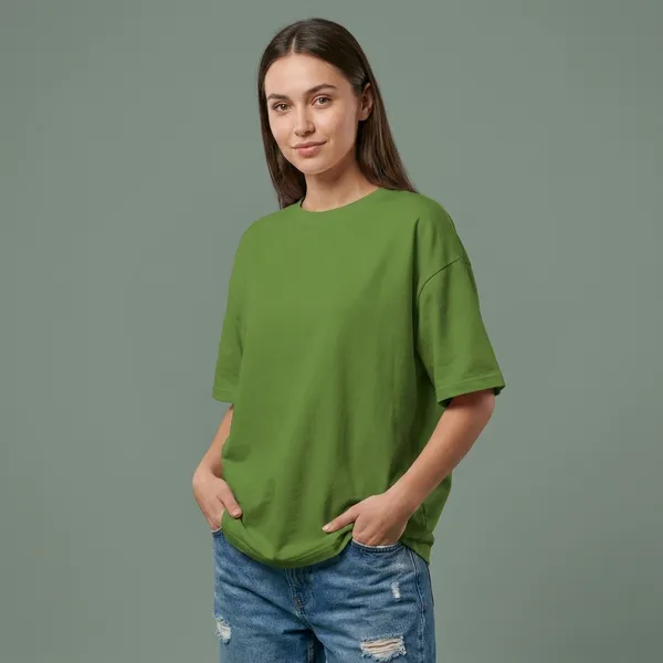 Backbencher_Plain_Oversized_T_Shirt_Unisex_Ink_Green