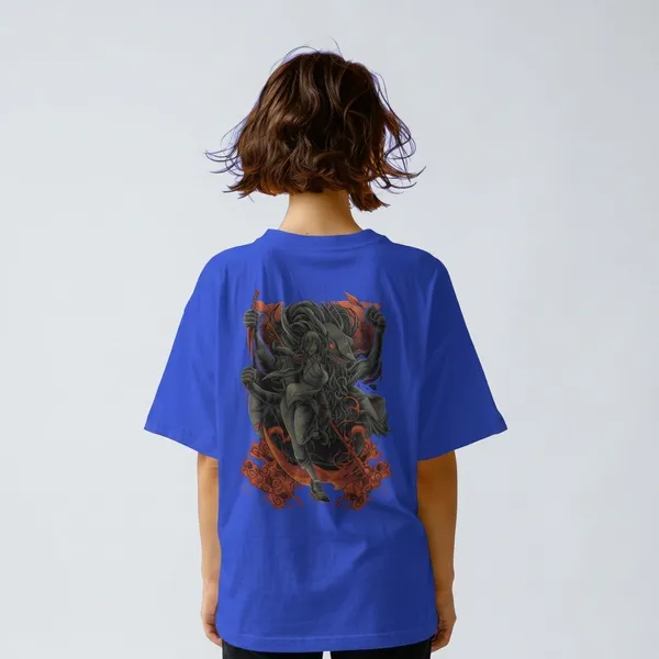 Backbencher_Women_S_Printed_Oversized_T_Shirt_Blood_Dragon_Edition_Ink_Blue