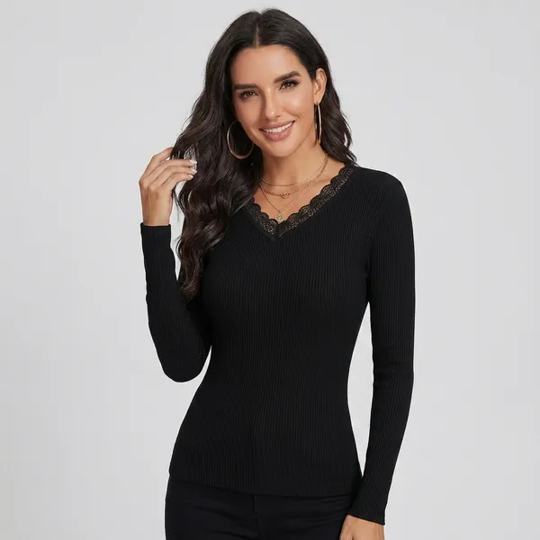 V_Neck_Ribbed_Top_Black