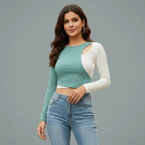 Dual_Tone_Cutout_Crop_Top_Pista