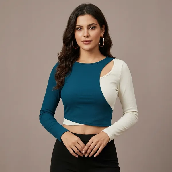 Dual_Tone_Cutout_Crop_Top_Morpich