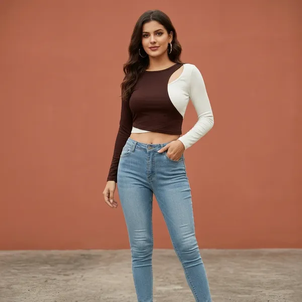 Dual_Tone_Cutout_Crop_Top_Coffee