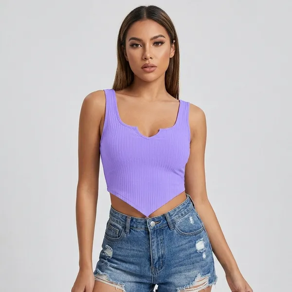 Sweetheart_Neckline_Sleeveless_Tank_Top_Elegant_Tops_Purple