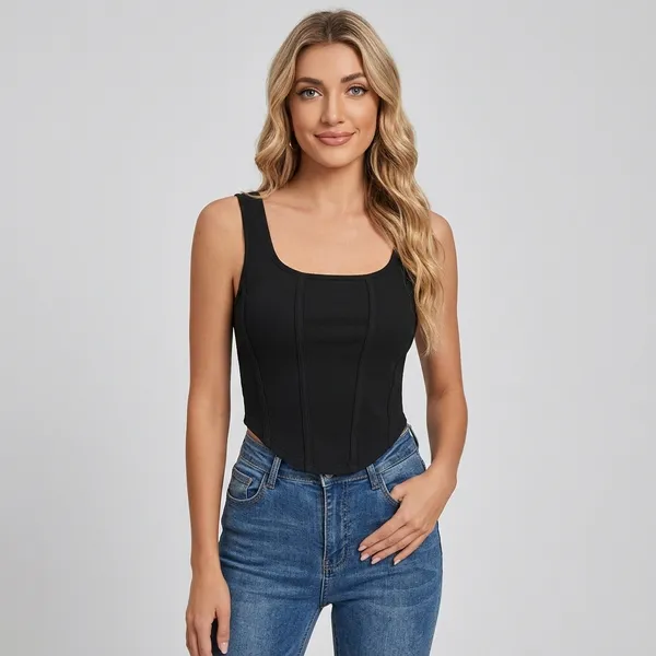 Square_Neck_Hanky_Hem_Tank_Top_Black