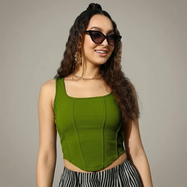 Square_Neck_Hanky_Hem_Tank_Top_Green
