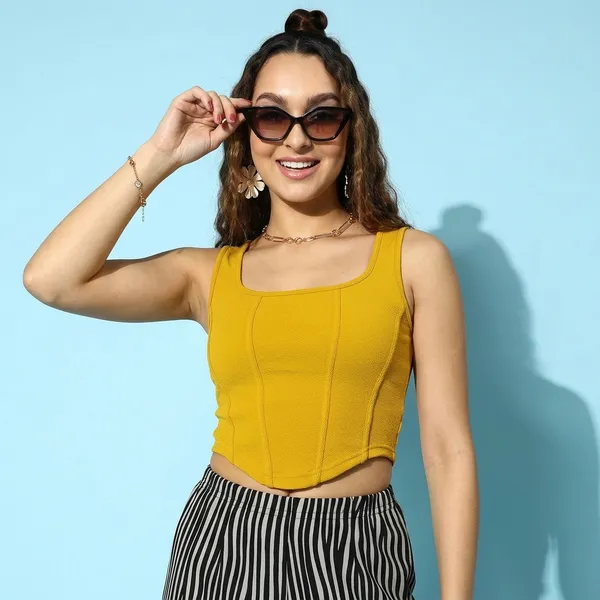 Square_Neck_Hanky_Hem_Tank_Top_Yellow