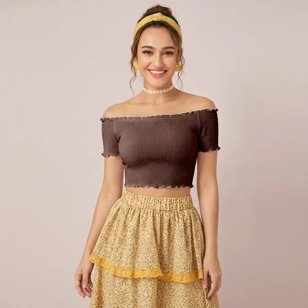 Trendy_Off_Shoulder_Crop_Top_Ultimate_Comfort_Coffee