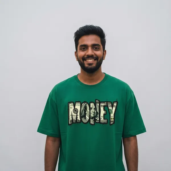 Money_Talks_Oversized_T_Shirt_Green
