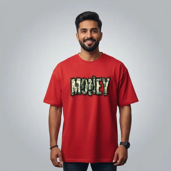 Money_Talks_Oversized_T_Shirt_Red