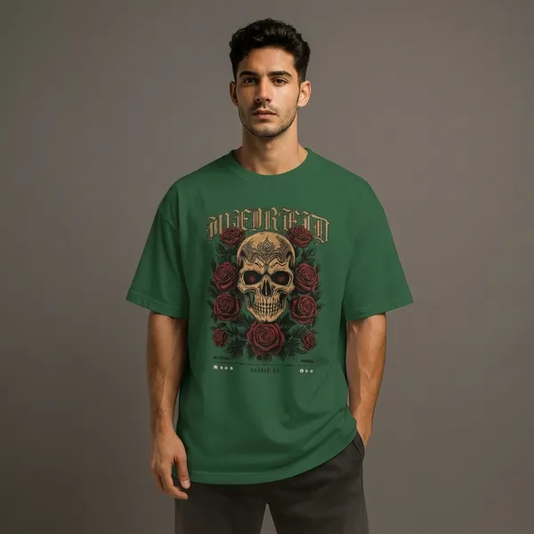 Eternal_Roses_T_Shirt_Green
