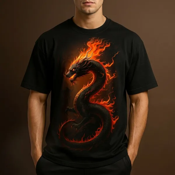 Fierce_Dragon_T_Shirt_Black