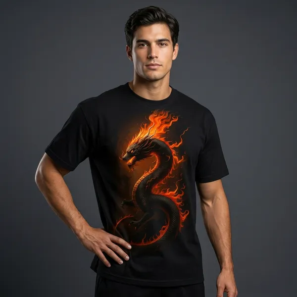 Fierce_Dragon_T_Shirt_Black