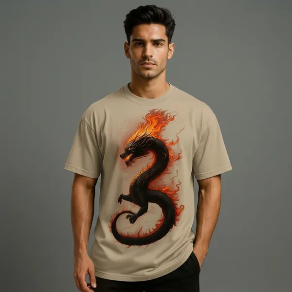 Fierce_Dragon_T_Shirt_Beige