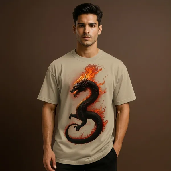 Fierce_Dragon_T_Shirt_Beige