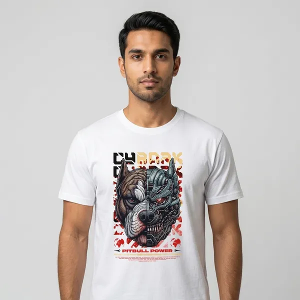 Pitbull_Power_T_Shirt_White