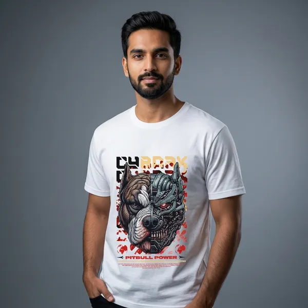 Pitbull_Power_T_Shirt_White