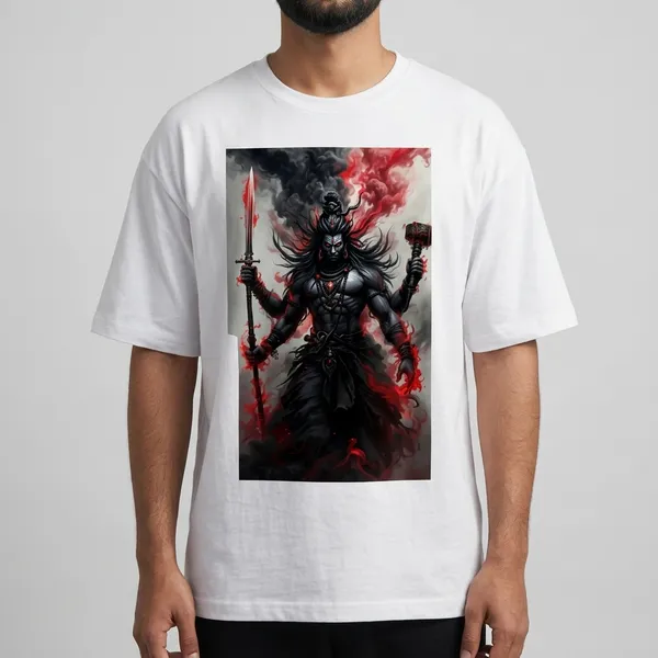 Shiva_Fierce_Divinity_T_Shirt_White