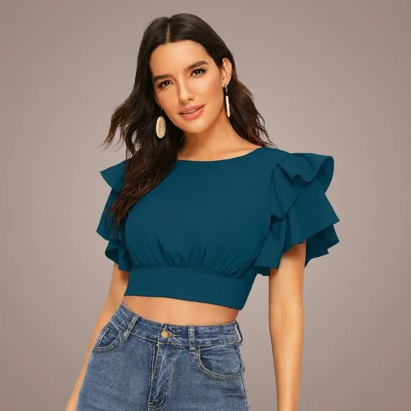 Ruffle_Sleeve_Burgundy_Crop_Top_Morpich