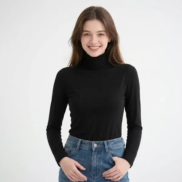 Slim_Fit_Turtleneck_Top_Black