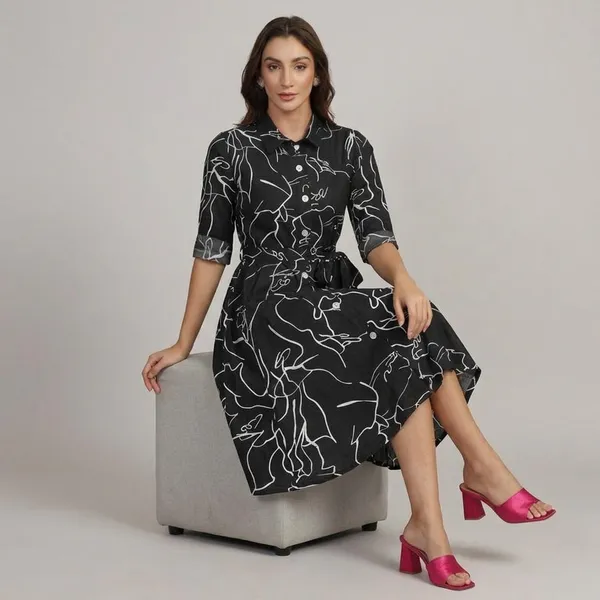Button_Down_A_Line_Midi_Dress_Black