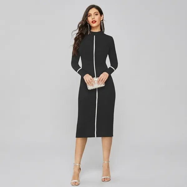 Classic_Black_High_Neck_One_Piece_Black