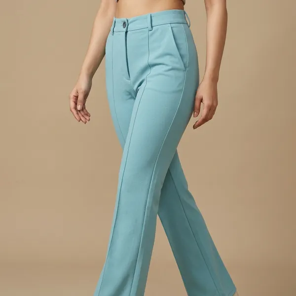 Women_S_High_Rise_Flare_Pants_Ice_Blue
