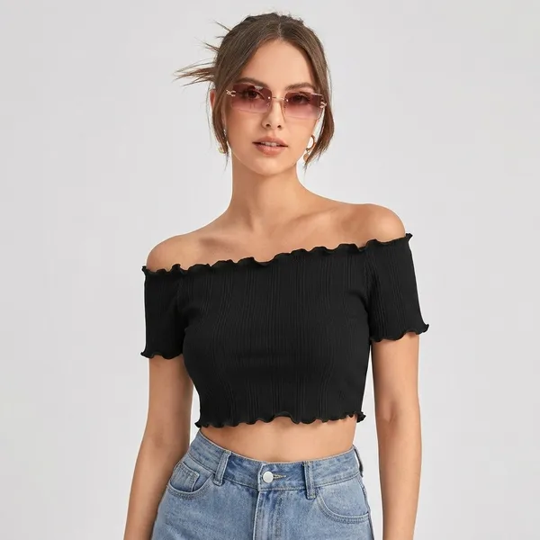 Trendy_Off_Shoulder_Crop_Top_Ultimate_Comfort_Black
