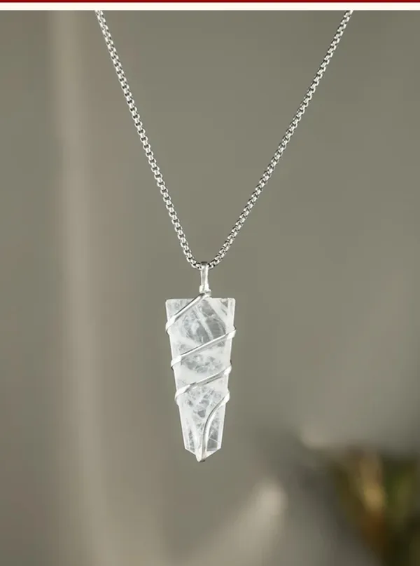 Silver_Geometric_Howlite_Stone_Pendant_Necklace